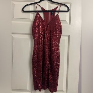 Windsor Red Sequin Dress
